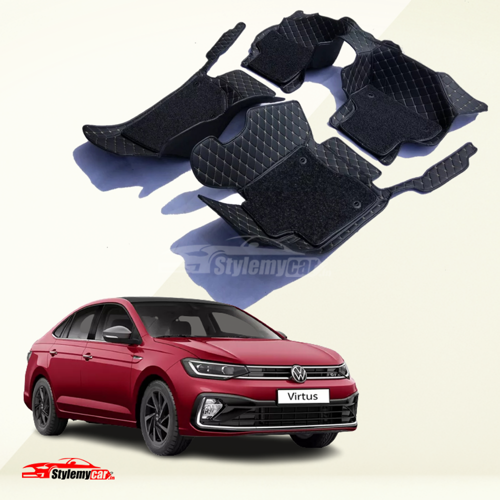 Volkswagen Virtus Premium 7D Floor Mats