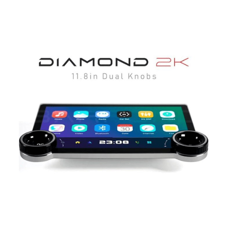 Diamond 2K Android Screen 11.8 inch car stereo touch screen for 9 inch Universal fitment