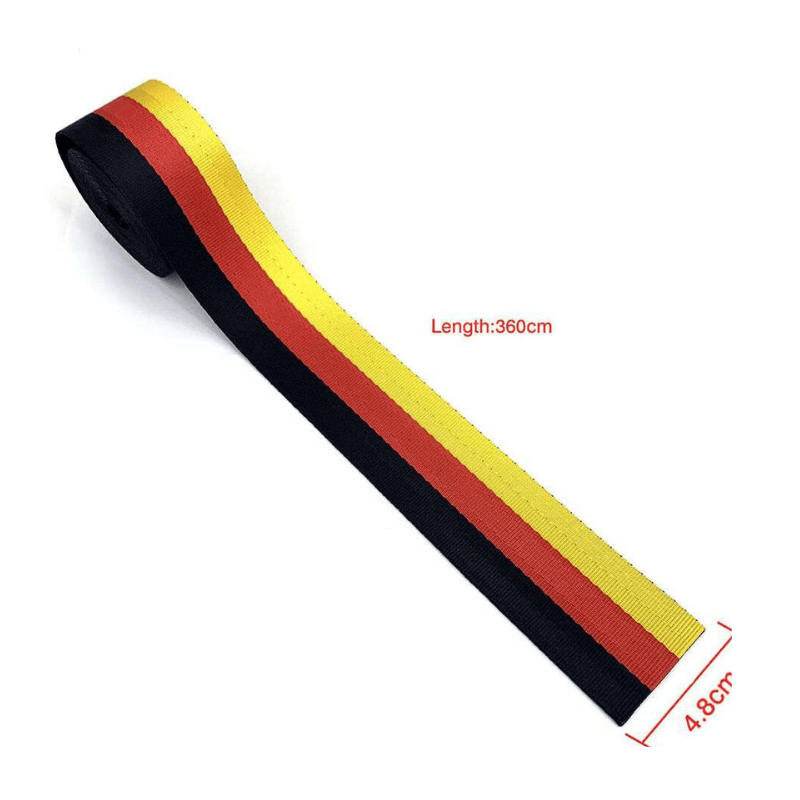 3 COLOR Car 3.6M Seat Belt Webbing Polyester Seat Lap Retractable Nylon Safety Strap