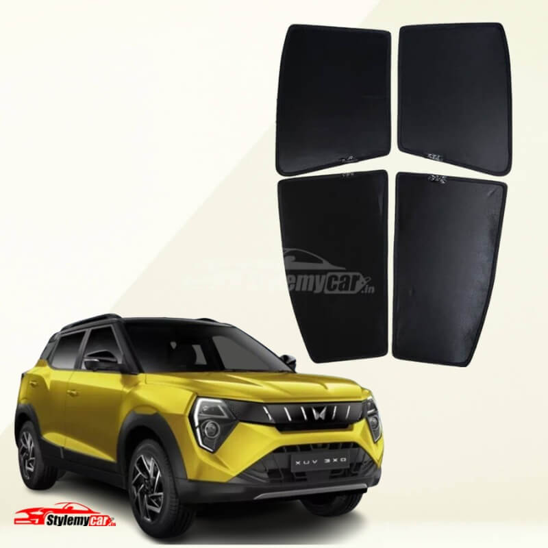 Mahindra XUV 3xO Z Black Half Cut Sunshades