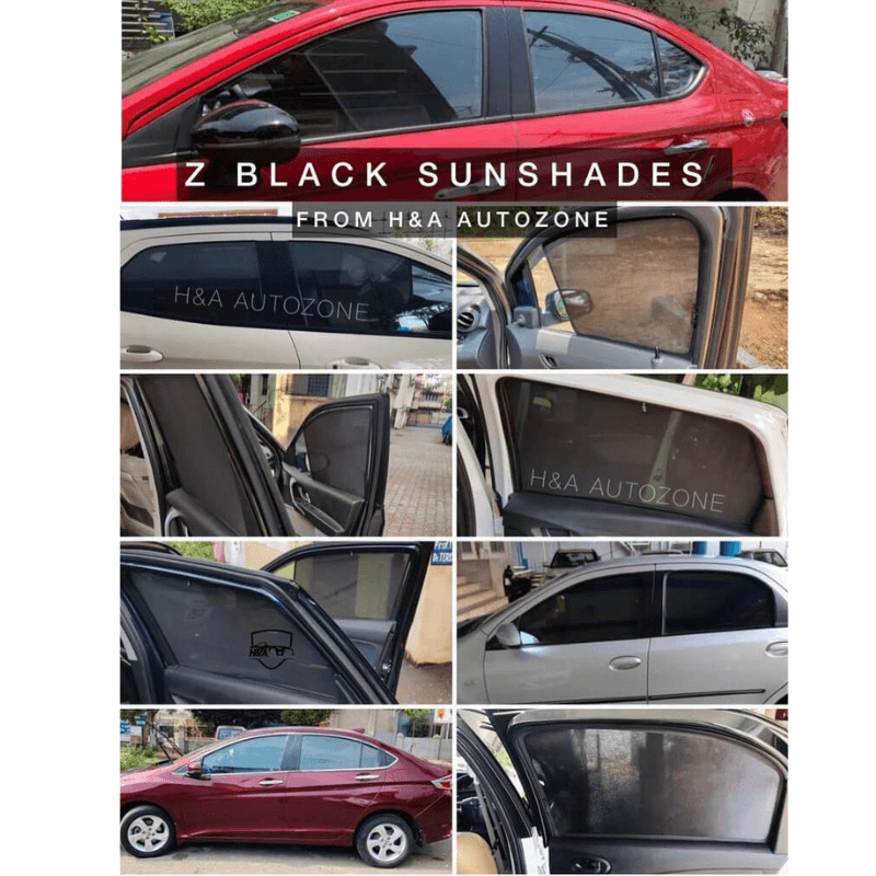 Mahindra XUV 3xO Z Black Half Cut Sunshades