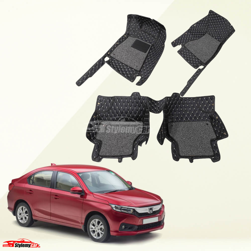 Honda Amaze New Model Premium 7D Floor Mats