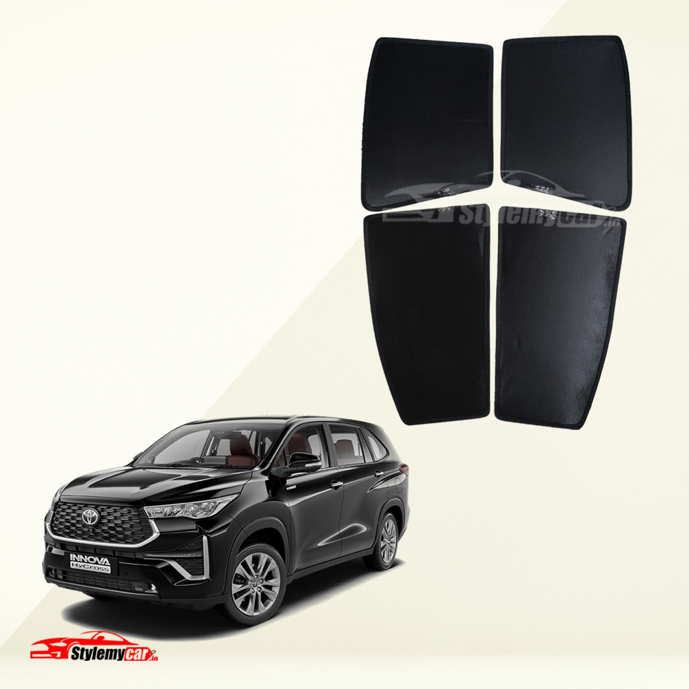 Toyota Hycross Z Black Half Cut Sunshades