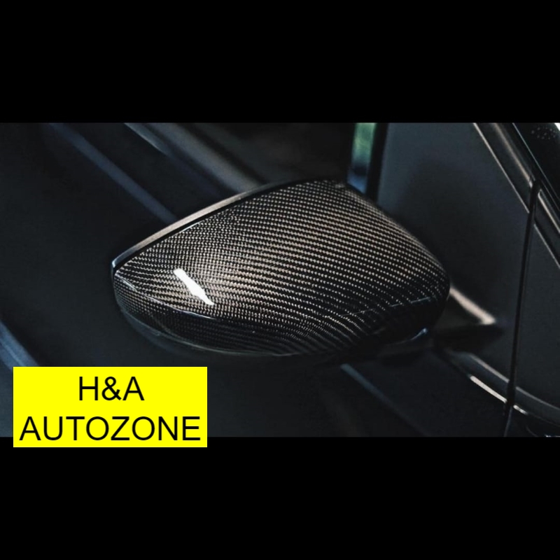 Mirror Cover in Carbon Fiber Finish for Polo, Vento, Ameo, and Skoda Rapid