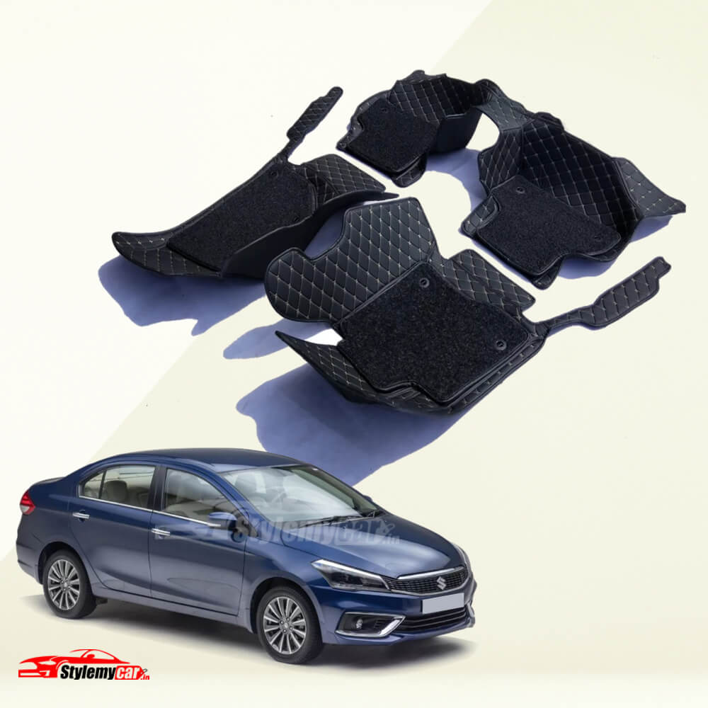 Maruti Ciaz Luxury Series 7D Floor Mats