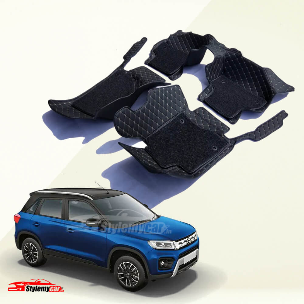 Maruti Brezza Luxury Series 7D Floor Mats