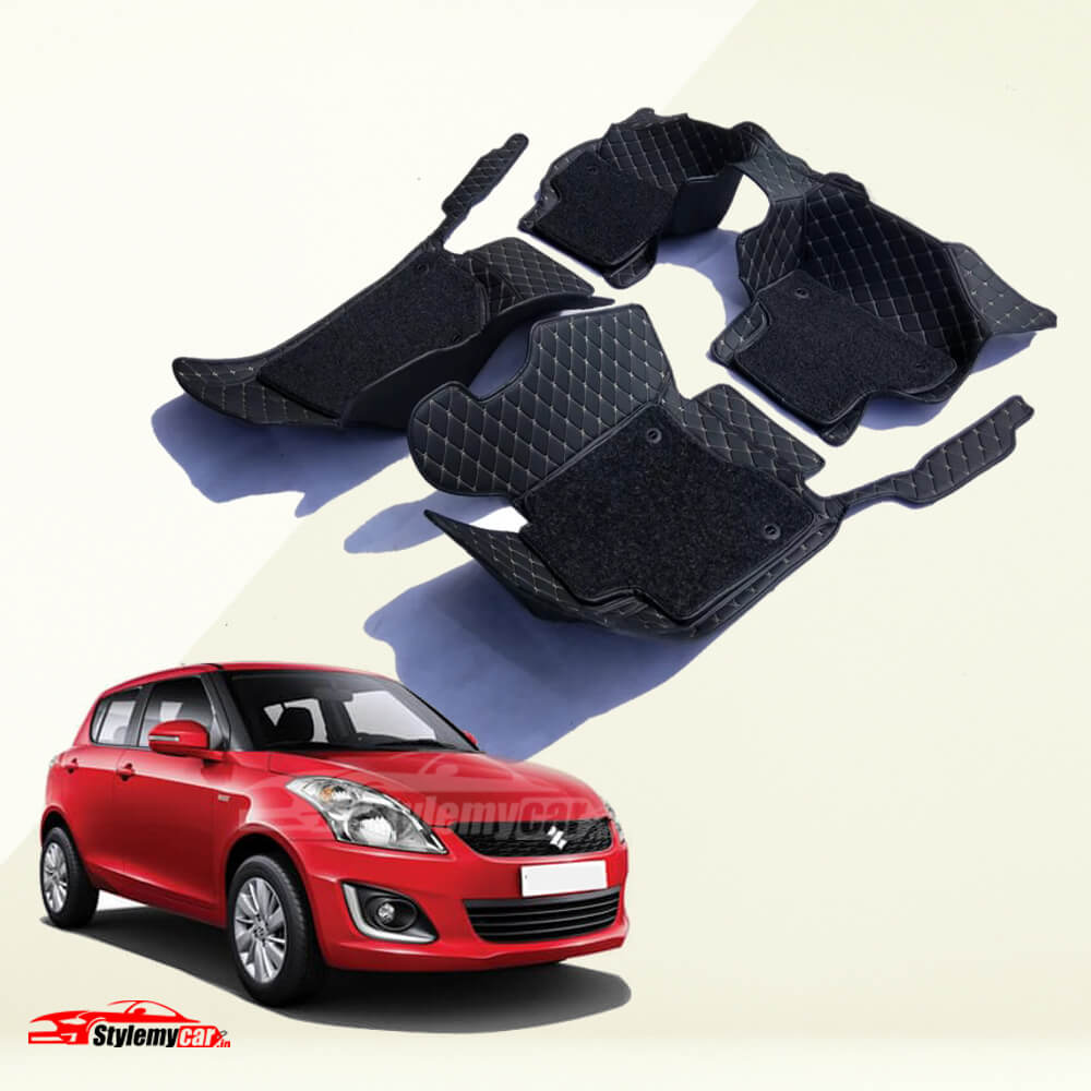 Maruti Swift 2011-2017 Luxury Series 7D Floor Mats