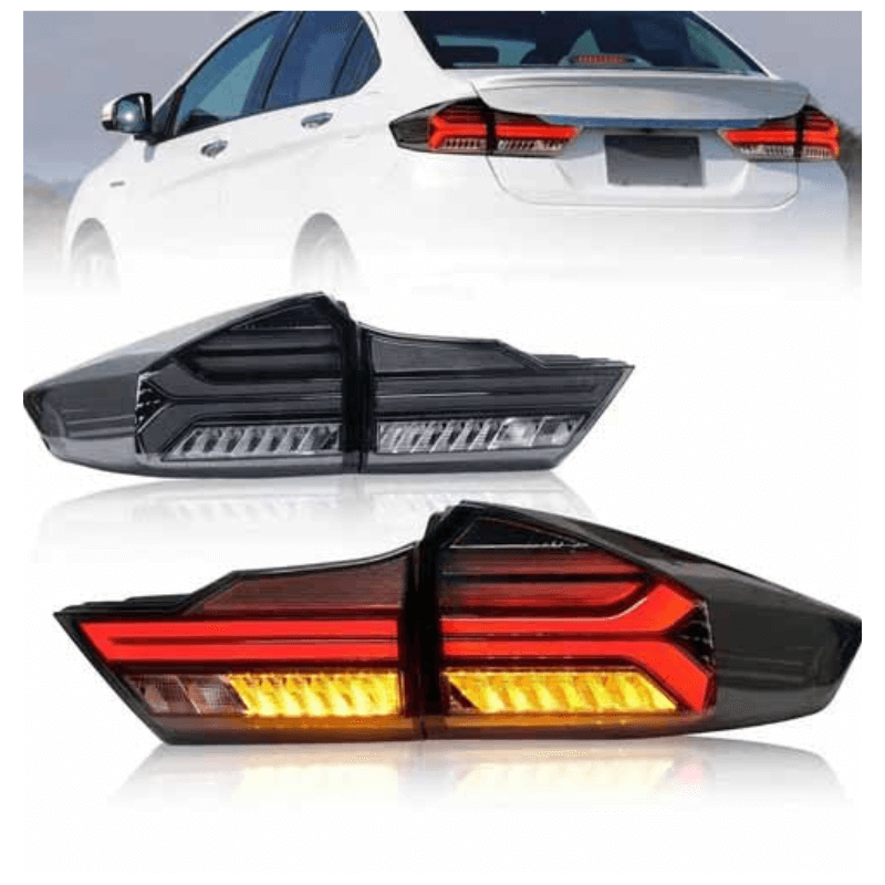 Car Honda City (2014-2019) Lambo Style LED Tail Lights