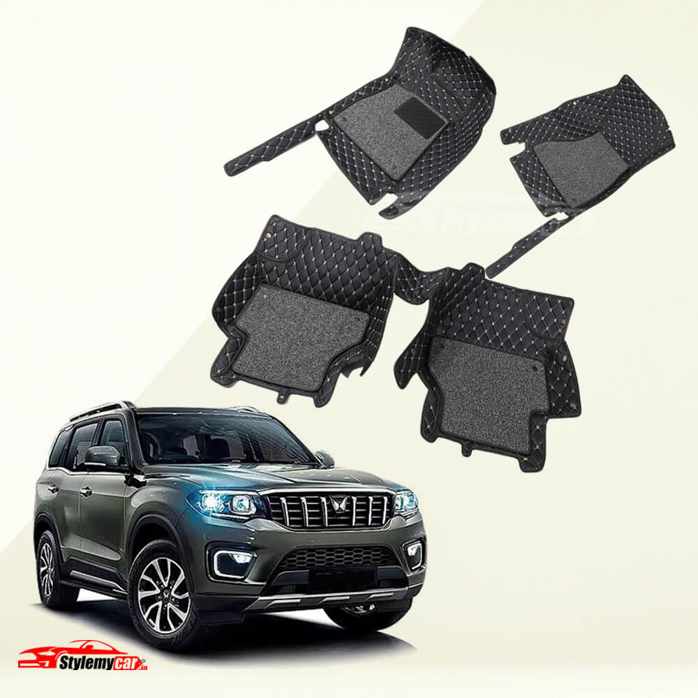 Mahindra Scorpio N Premium 7D Floor Mats