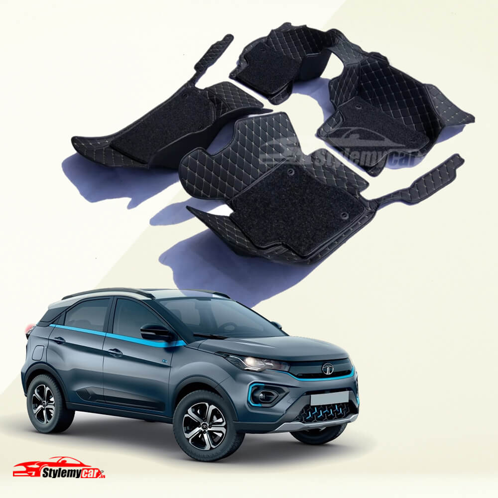 Tata Nexon EV Luxury Series 7D Floor Mats