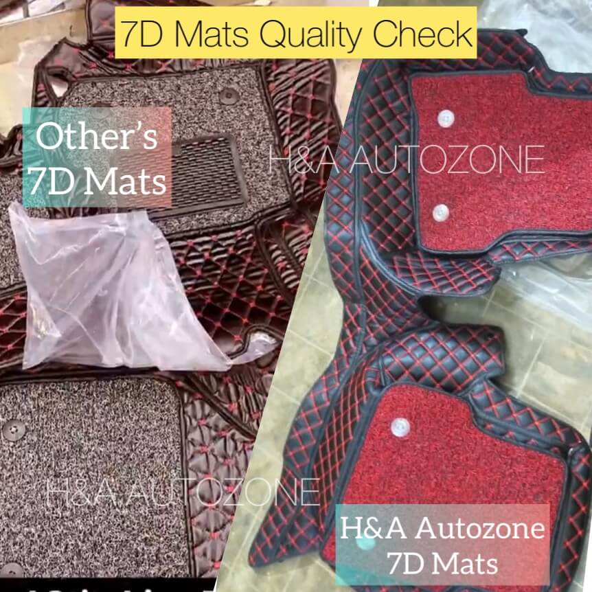 Tata Nexon EV Luxury Series 7D Floor Mats