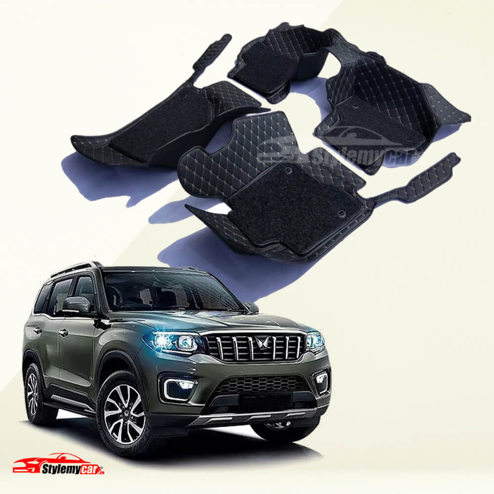 Mahindra Scorpio N Luxury Series 7D Floor Mats