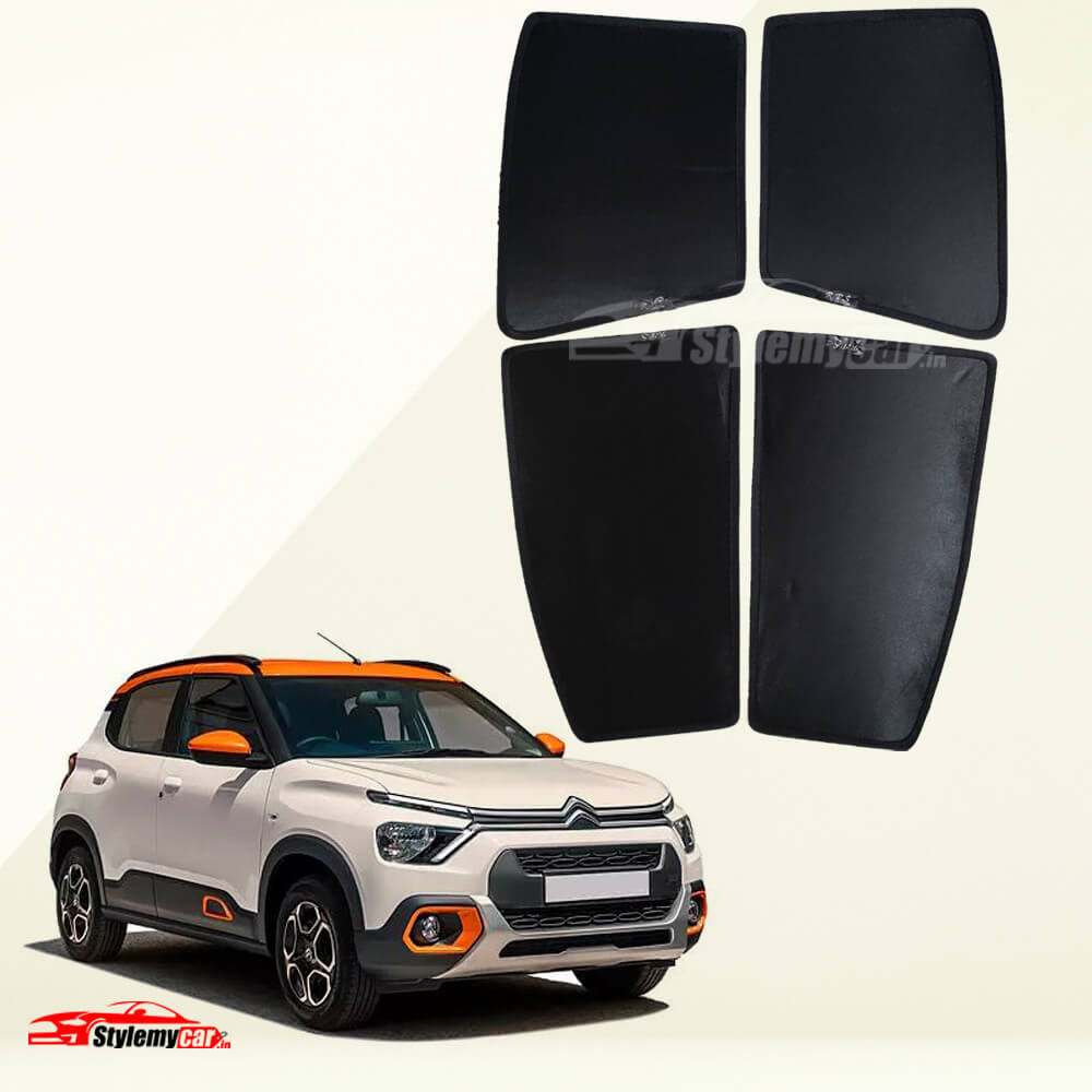 Citroen C3 Z Black Half Cut Sunshades