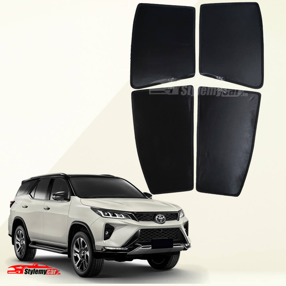 Toyota Fortuner Legender Z Black Half Cut Sunshades