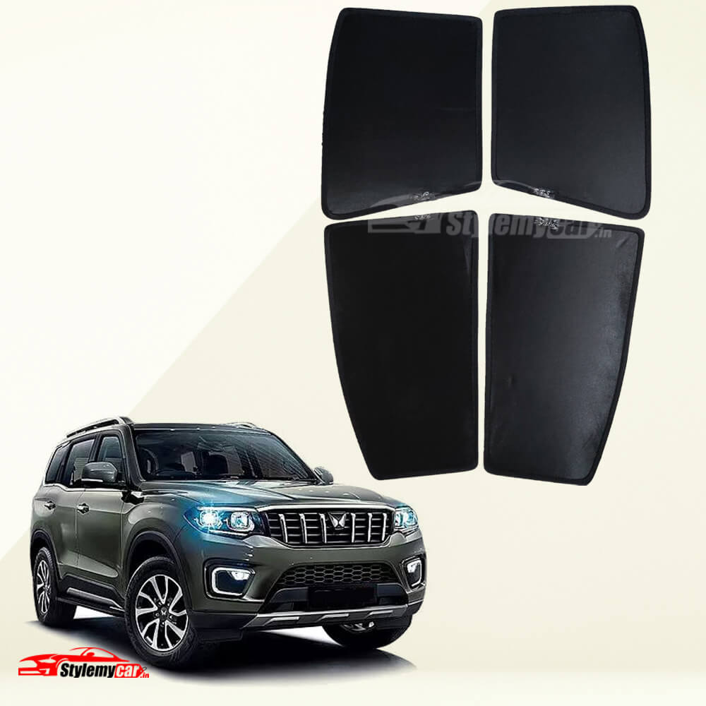 Mahindra Scorpio N Z Black Half Cut Sunshades