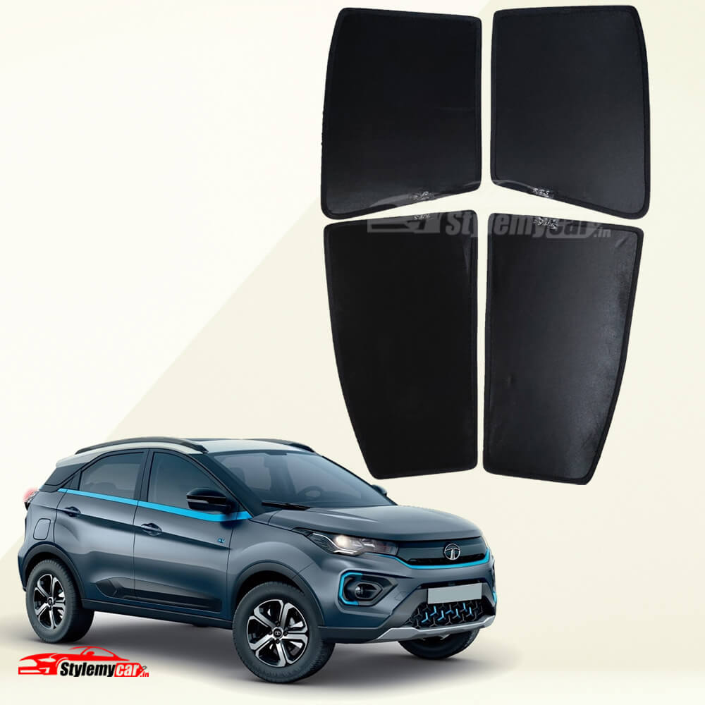 Tata Nexon EV MAX Z Black Half Cut Sunshades