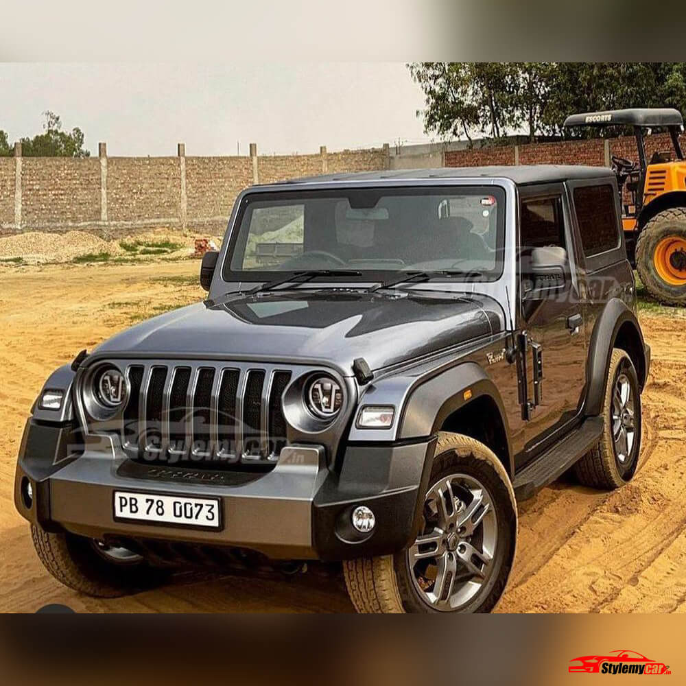 Mahindra Thar 2020 Grill Painted