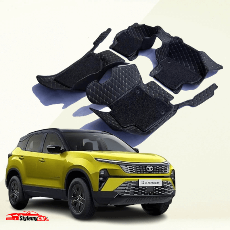 Tata Harrier 2024 Model Luxury Series 7D Floor Mats