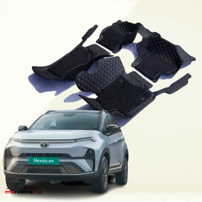 Tata Nexon EV 2023 Model Luxury Series 7D Floor Mats