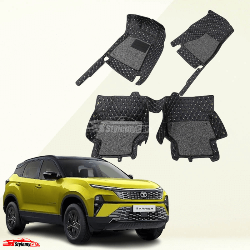 Tata Harrier 2024 Model Premium 7D Floor Mats