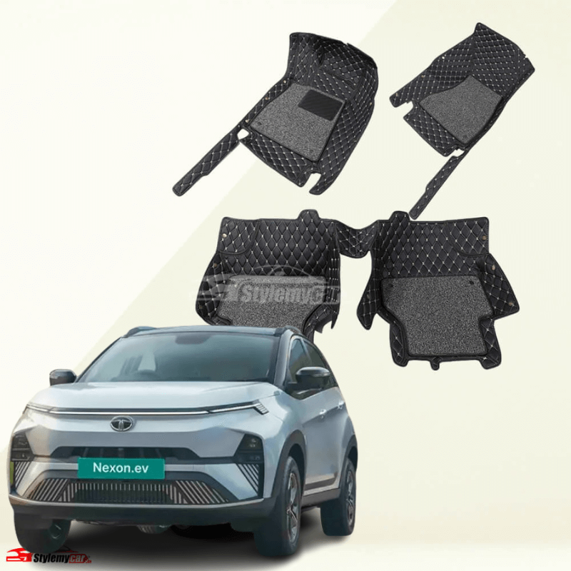 Tata Nexon EV 2023 Model Premium 7D Floor Mats