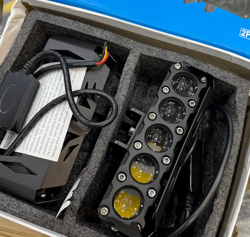 HJG 5-Lens Auxiliary Lights | 150W Mega Drive LED Set