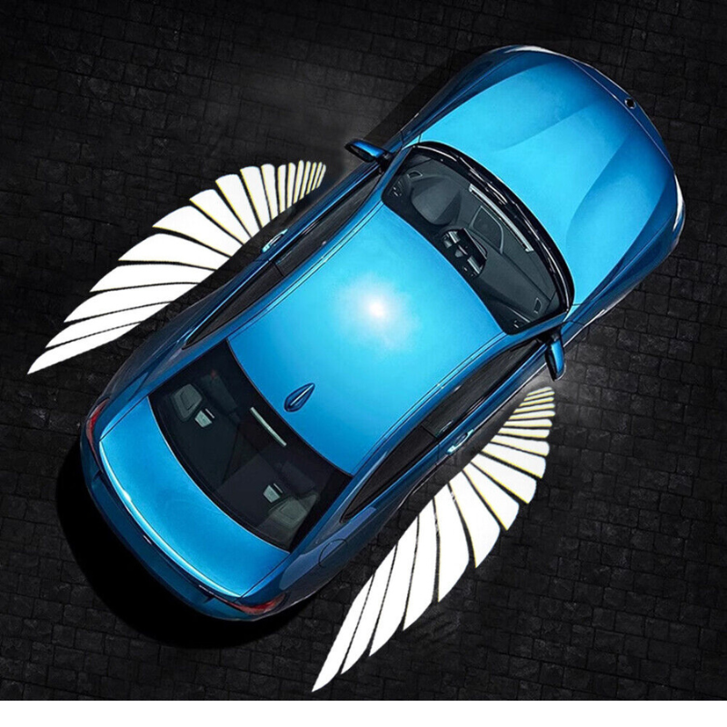 Angel Wing Car Light Mirror Light Universal Car Led Welcome Lights