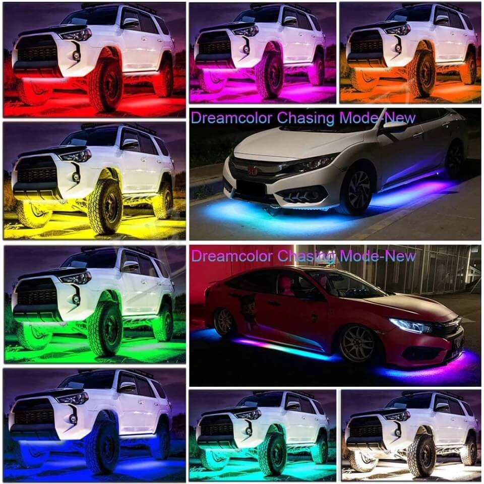 Car Underbody Floating Lights with RGB Wireless Mobile App Control