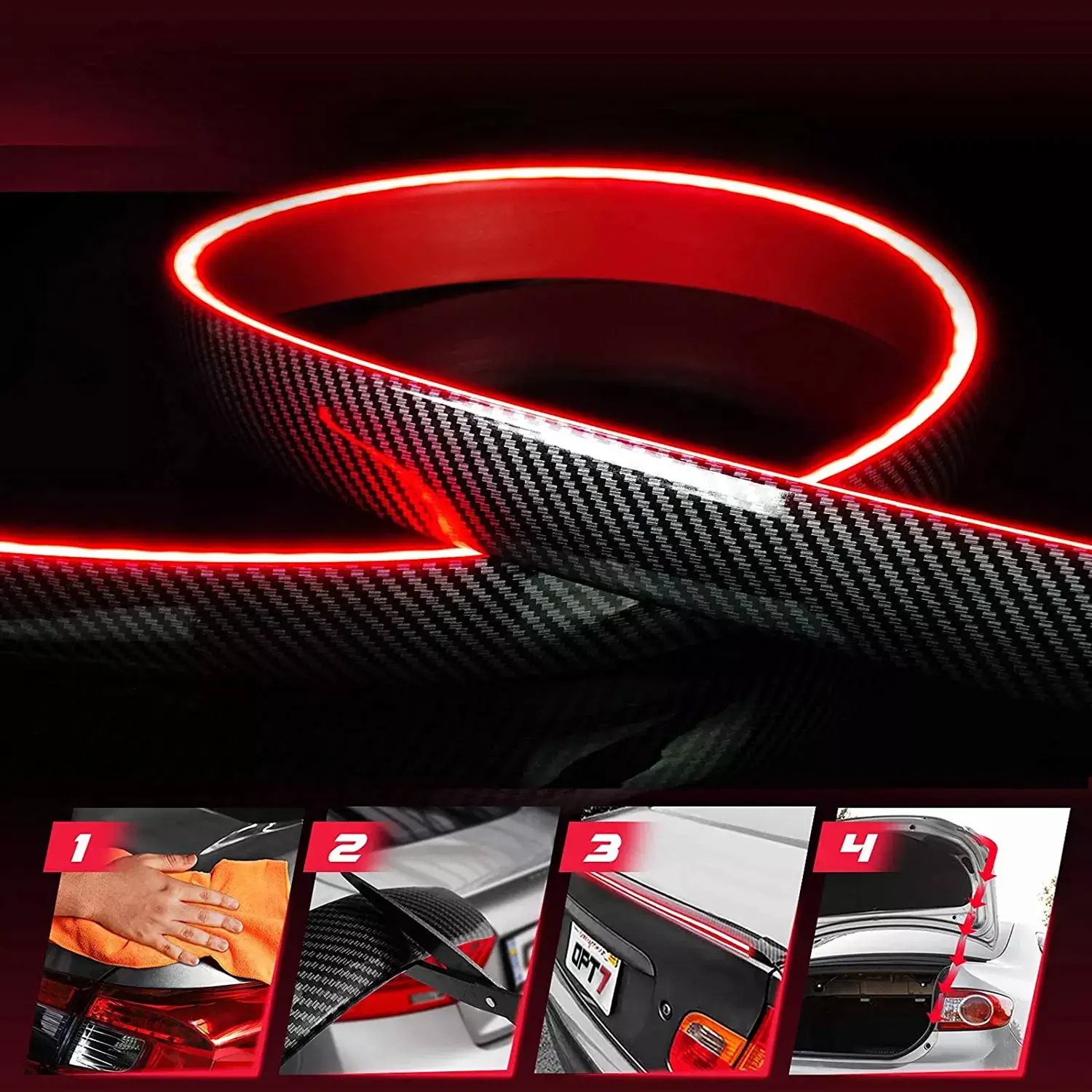 Universal LED Lip Spoiler for All Cars