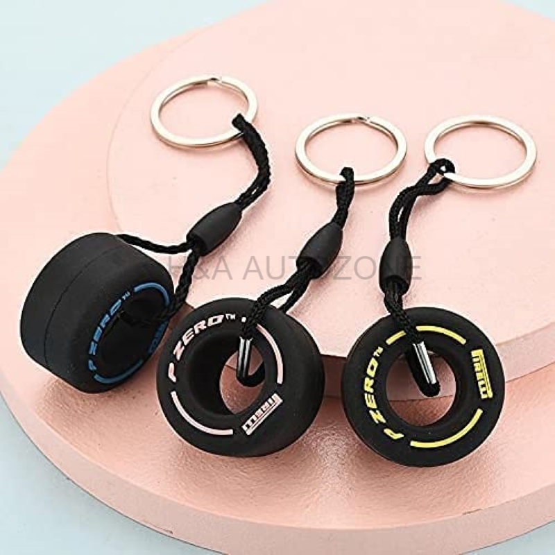 F1 Racing Tyre Keychain