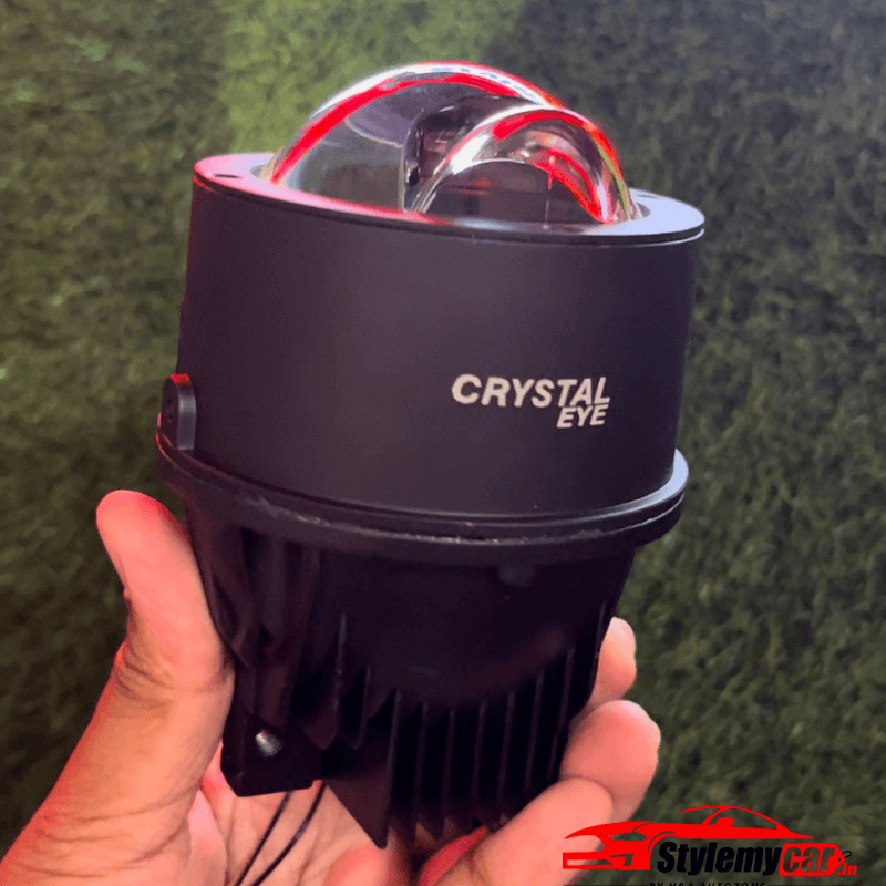 Crystal Eye Bi-LED Fog Projectors – Universal Fit for All Cars (1-Year Warranty)