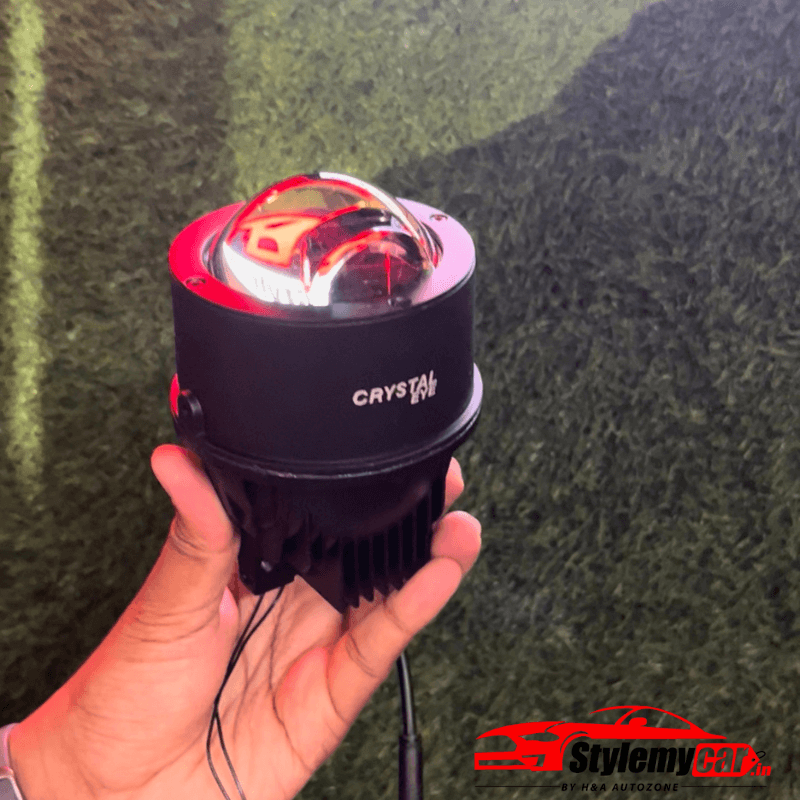 Crystal Eye Bi-LED Fog Projectors – Universal Fit for All Cars (1-Year Warranty)