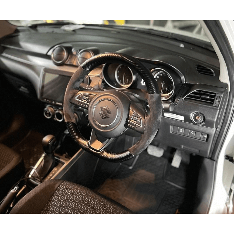 Alcantra steering cover