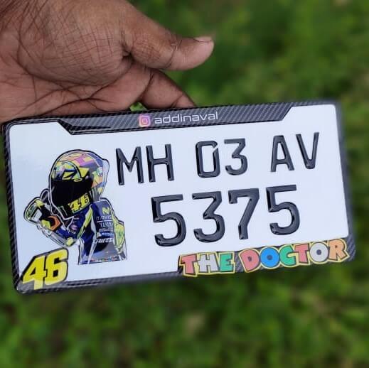 Premium Bike Gel Number Plates