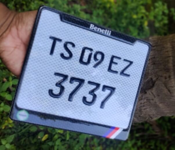 Premium Bike Gel Number Plates