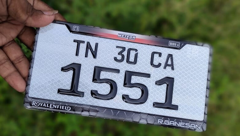 Premium Bike Gel Number Plates