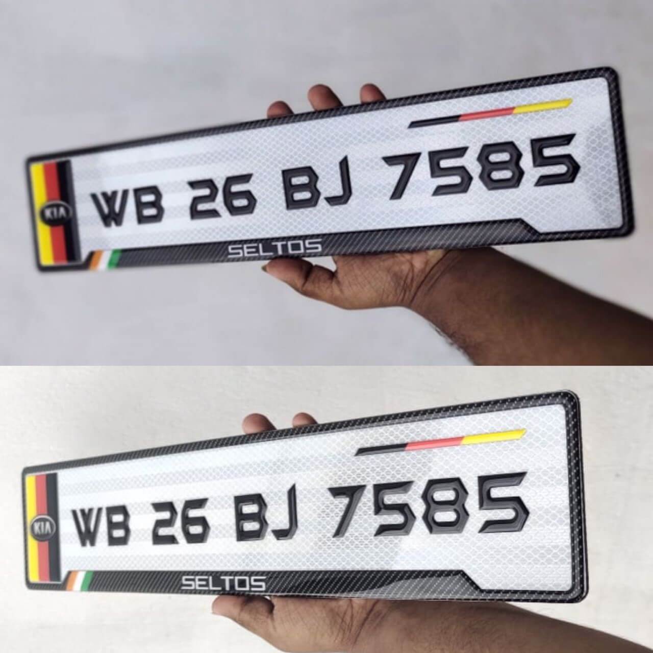 Premium Car Gel Number Plates